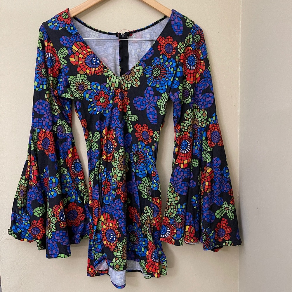 70s Inspired Mini Dress